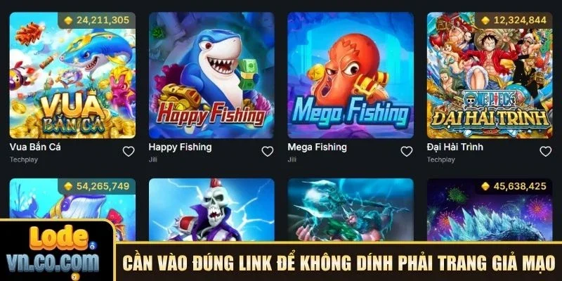 Cần vào đúng link để không dính phải trang giả mạo